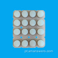 Almofada de botão de elastômero de silicone transparente para LEDs